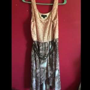 High-low summer dress